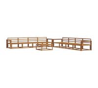 Outdoor Sofa Set 9 pcs Garden Furniture Patio Seating Backyard Modular vidaXL