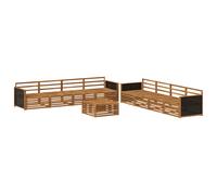 Outdoor Sofa Set 9 pcs vidaXL