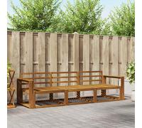 vidaXL Outdoor Sofa Set 3 pcs Natural Solid Acacia Wood
