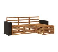 Outdoor Sofa Set with Cushion 4 pcs Sectional Garden Furniture Modern vidaXL