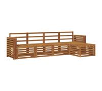 vidaXL Sofa Sets 5 pcs Natural Solid Acacia Wood