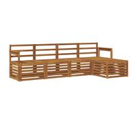 vidaXL Sofa Sets 5 pcs Natural Solid Acacia Wood