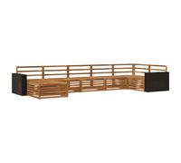 Outdoor Sofa Set with Cushion 7 pcs Sectional Garden Furniture Modern vidaXL