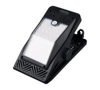 Outdoor Solar Clip Light with Motion Sensor, Waterproof Outdoor Clip-On Solar Lights with 3 Lighting Modes & 3 Mounting Ways, Ultra-Bright Portable LED Light for Fence, Wall, Garage, Patio & Camping