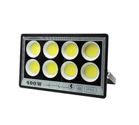 Outdoor Solar Flood Light IP65 Waterproof LED Spotlight 300W 200W 100W 50W rden Patio Courtyard Lighting (Cold White COB 400W) Bright Durable Energy Efficient