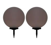 Outdoor Solar Lamps 2 pcs LED Spherical 50 cm RGB