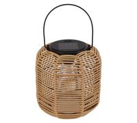 Outdoor Solar Lantern Hanging Lights, Bright Rattan Lantern with Handle, Large Waterproof Led Decorative Garden Lights, Solar Table Lamp for Fence Porch Yard Wedding
