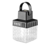 Outdoor Solar Lanterns - 5-Mode Waterproof Safety Lamp, Smart Battery Status Panel, Camping Lantern Outdoor Tent Lights, Integrated Hanging Hook, Weatherproof ABS Shell for Camping Tent Lights