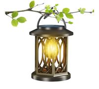 Outdoor Solar Lanterns - Garden Lamp Water Proof,Decorative Hangable Lanterns for Yard Fence Patio Deck Walkway Landscape Balcony Backyard Gazebo Driveway Porch