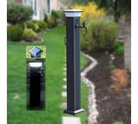Outdoor Solar LED Light for Garden Faucet - Freeze-Proof Water Column Spigot & Hydrant Decor, Perfect for Winter Safety and Illumination