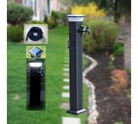 Outdoor Solar LED Light - Freeze-Proof Water Column for Garden Faucet, Spigot, and Hydrant - Energy-Efficient, Weather-Resistant, Perfect for Yard Decor