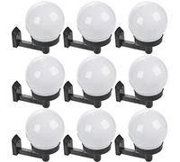 Outdoor Solar LED Lights Wall Lamps Waterproof Garden Set 2,4,6,8,10 (White, 10 Lights)