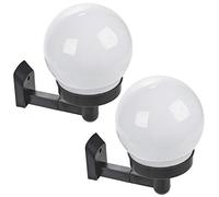 Outdoor Solar LED Lights Wall Lamps Waterproof Garden Set 2,4,6,8,10 (White, 2 Lights)