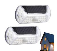 Outdoor Solar Light - Motion Sensor Outdoor Lamp | LED Security Bulb | 2 Pieces Fareoling Freeture Lantern to Save Energy Tempting for Garden Landscape Pat