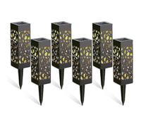 Outdoor solar lights for pathway, garden decoration with dancing flame effect, waterproof and self-lighting, eco-friendly lighting for your patio or