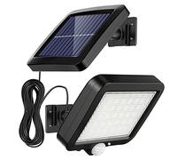Outdoor Solar Lights Solar Barn Light Outdoor 56 LED 700Lum Shed Light Solar Security Lights Motion Detector IP65 Waterproof 120° Sensor Angle for Patio Barn Garden Pathway Yard Lawn Balcony