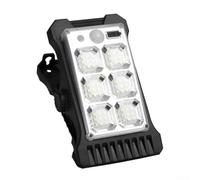 Outdoor Solar Motion Sensor Light, 800LM Waterproof Security Lamp with Adjustable Heads for Garden Patio Driveway, IP65 Weatherproof Dusk to Dawn for lighting(A)
