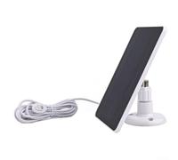 Outdoor Solar Panel 4W for Arlo for Pro 4 Ultra 2 - Efficient for Battery Charging Station with 3 Meter Cable for Wireless IP Camera System(White)