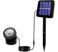 Outdoor Solar Pond Lights, Garden Solar Pond Spotlights Waterproof Underwater Light Adjustable Lighting Solar Security Light for Outdoor Garden Fish Tank Pool Festival Present (1 Lamp)