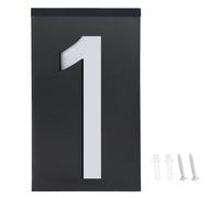 Outdoor Solar Power LED Number Sign Light House