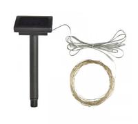 Outdoor Solar Powered Firefly Wire Lights 50 LEDs - Warm White Smart Garden Products Warm White One Size