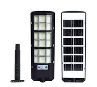 Outdoor Solar Powered LED Lamp, Smart Human Motion Sensor Control, Waterproof, Energy-Efficient, For Patios, Pathways Lighting(413mm)
