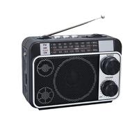 Outdoor Solar Radio - Solar AM/FM Radio with Built-in Lamp and Weather Alert with High Battery Life for Hiking, Climbing and Camping