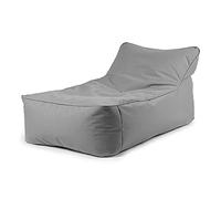 Outdoor Solid Color Foldable Adults Bean Bag Sofa Cover Lounger Relax Garden Beanbag Big Man Recliner Light Grey