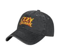 Outdoor Sport Caps Hat Ozzy-denim baseball cap for men and women trucker hat with Pop band logo adjustable Rock style summer fashion Sun Dad Golf