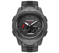 Outdoor Sport Watches For Men, 50M Waterproof Digital Electronic Watch Carbon Fibre Black Wristwatch With Stopwatch Compass Luminous LED Backlight Alarm Clocks