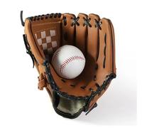 Outdoor Sports Baseball Glove Softball Practice Equipment 9.5/10.5/11.5/12.5 Left Hand for Adult Man Woman Training for Baseball(Pink,11.5 inches)