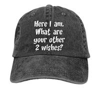 Outdoor Sports Cap Here I Am What are Your Other Two Wishes Trucker Cap Washed Summer Sun Hat Uv Protection Dad Hat for Travel Tennis Fishing