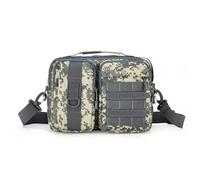 Outdoor Sports Hunting Molle Tactical Handbags Shoulder Camping Hiking Travel Climbing Fishing Crossbody Bags for Man(Acu digital)