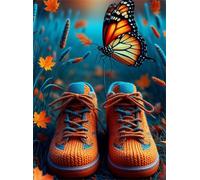 Outdoor Sports Shoes 120 Piece Jigsaw Puzzles for Adults, Fun jigsaw puzzles 120 pieces, Challenging Puzzle Perfect for Game Nights, Finished Puzzle Size is 25x20cm