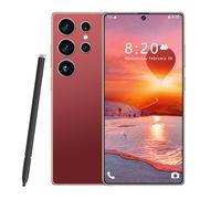 Outdoor Sports Smartphone for S26 Ultra Built-in Pen, 16GB RAM 1TB ROM, 7.3INCH HD, 1440 * 3040, 72/108MP, 8000Mah, Snapdragon 8 gen3(10 cores), Android 14.0 OS, Bluetooth Wifi Fm,Red-1TB