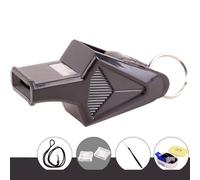 Outdoor Sports Whistle Loud Sound at 130dB for Refereeing Football, Basketball, and Volleyball Matches (black)