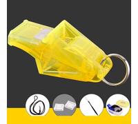 Outdoor Sports Whistle Loud Sound at 130dB for Refereeing Football, Basketball, and Volleyball Matches (Yellow)