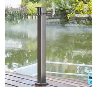 Outdoor Square Vertical Column Garden Tap, Freestanding Hydration Source Faucet Post for Lawn Farm Pasture Backyard Irrigation Washing Antifreeze Frost Free Water Tap(Height: 60cm/23.6in,Bottom)