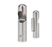 Outdoor Stainless Steel Cigar Ashtray - Wall-Mount Smoker's Station Windproof Cigarette Disposal for Patios Commercial Use Durable Smoking Accessories
