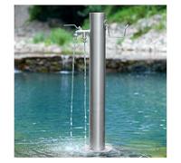 Outdoor Stainless Steel Garden Water Column/Hose Stand with Faucet, Antifreeze Anti-Rust Courtyard Water Faucet Pillar, for Garden Farm Courtyard Watering Irrigation, Flo