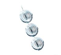 Outdoor Stainless Steel Reflective Wind Chime That Spins Freely in Breeze to Create Light Distraction for Birds (1 strip)