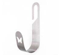 Outdoor Stainless Steel Wall Mount Hose Rack for Organized Storage of Garden Hose and Workshop Cords (Butterfly)
