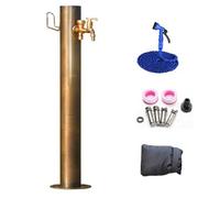 Outdoor Stainless Steel Water Column with Tap & Spray Gun, Antifreeze Garden Hydrant for Efficient Irrigation, Durable & Weather-Resistant Yard Watering Solution