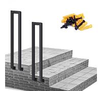 Outdoor Stair Handrail for Garden Steps - 45cm Side Mount Railing, Durable Support for Safety, Transitional Design for Easy Access 2.8ft/85cm