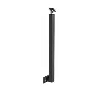 Outdoor Stair Railing Fits 1-3 Steps, Transitional Handrail Picket for Outdoor Step Side Mount Hand railings for Garden Porch Deck, Stair Banister Railing (Size : Single Post)