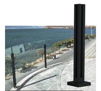 Outdoor Standing Ashtray Contemporary Windproof Resealable Ashtray with Lid 55cm Height for Cigarettes (White 58 x 16.5cm)
