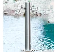 Outdoor Standing Water Spout Distributor, Suitable for Garden Watering and Cleaning Courtyard(Kit 2,20.5x86CM)