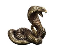 Outdoor Statues Metal Snake Figirine Sculpture Brass Snake Statues Snake Figurine Animal Ornament Table Kung Fu T Pet for Home Decoration Ornament Outdoor Lawn Decor