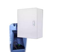 Outdoor Steel Electronic Enclosure, Weatherproof Junction Box with Mounting Plate for Equipment Control, Durable Protection for Outdoor Devices