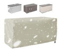 Outdoor Sto Box Cover, Waterproof Garden Bench Protector with Dstring, 210D Ox Material, Bei, Size: 158 * 76 * 71cm - and Weather-Resistant